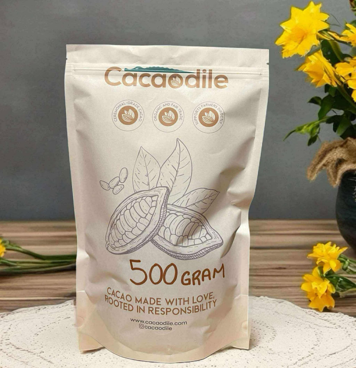 Økologisk seremoniell kakao fra Ecuador (Providence del Guayas) 500 gram